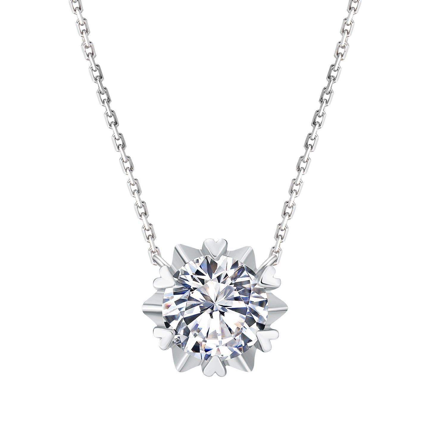 Excellent VVS1 Moissanite Pendant Necklace