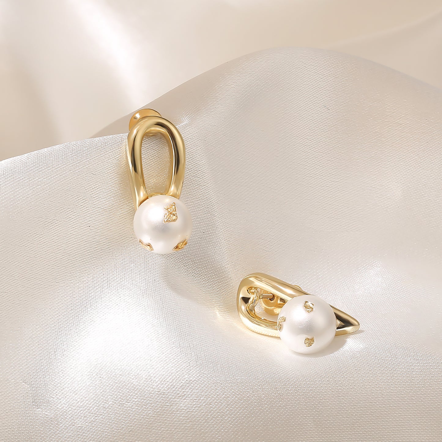Pearls  Drop Earrings S925 For Women BeneiceDo