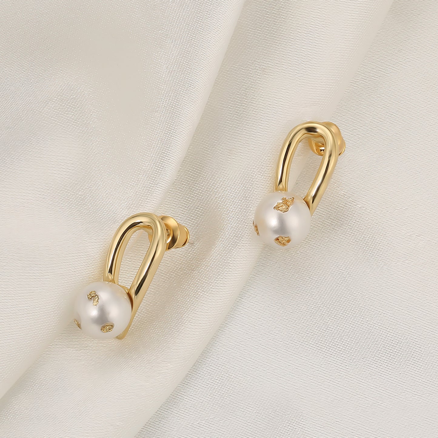 Pearls  Drop Earrings S925 For Women BeneiceDo