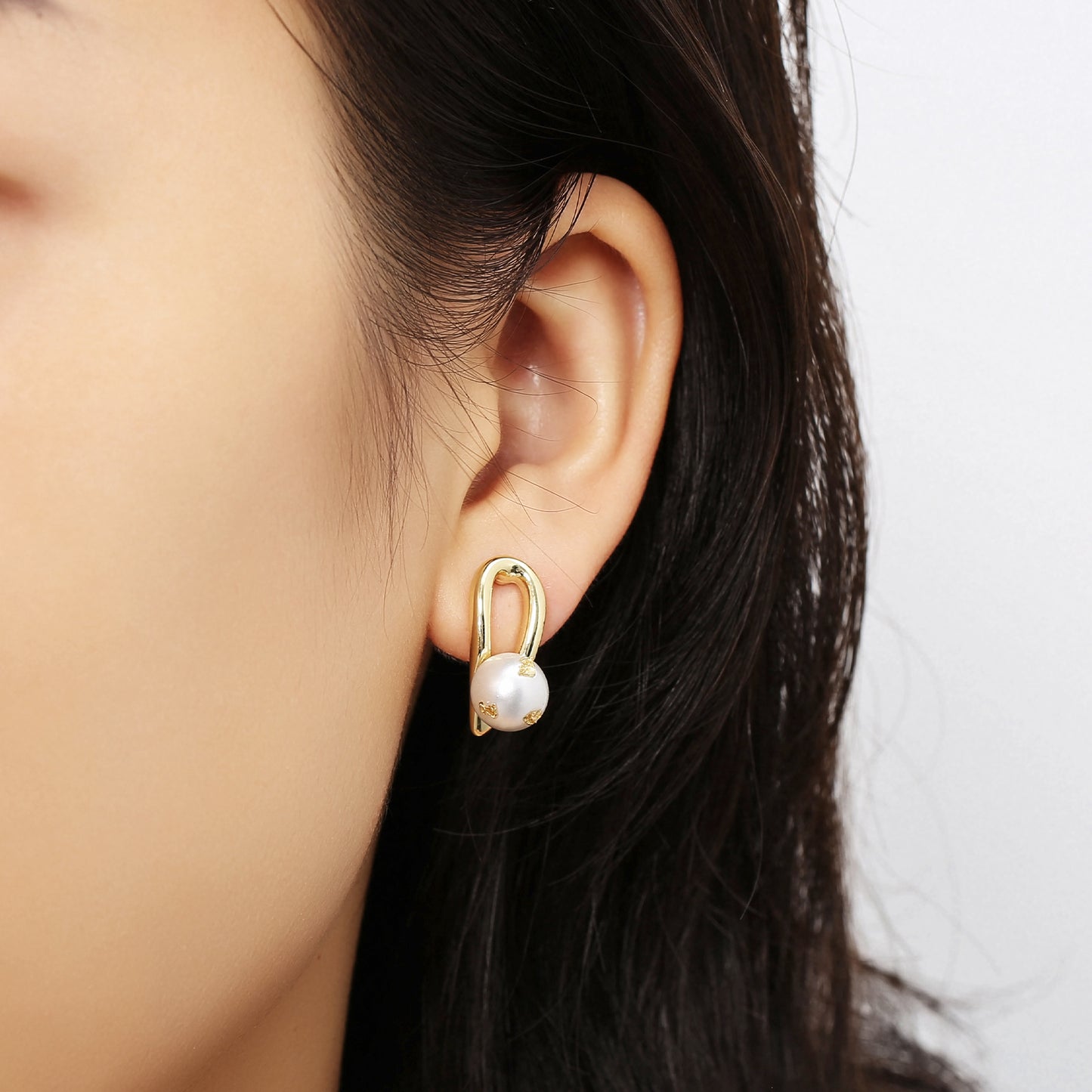 Pearls  Drop Earrings S925 For Women BeneiceDo