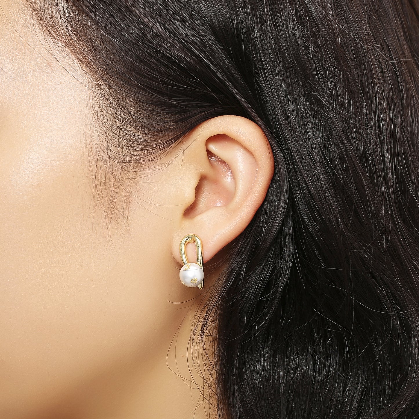 Pearls  Drop Earrings S925 For Women BeneiceDo