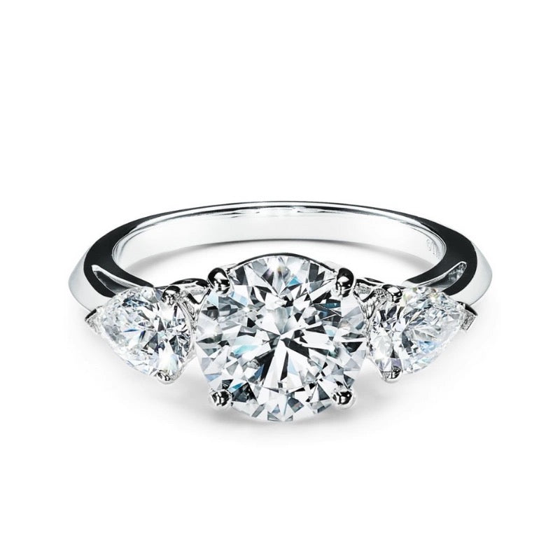 Lab Grown Diamond The Three Stone Engagement Ring