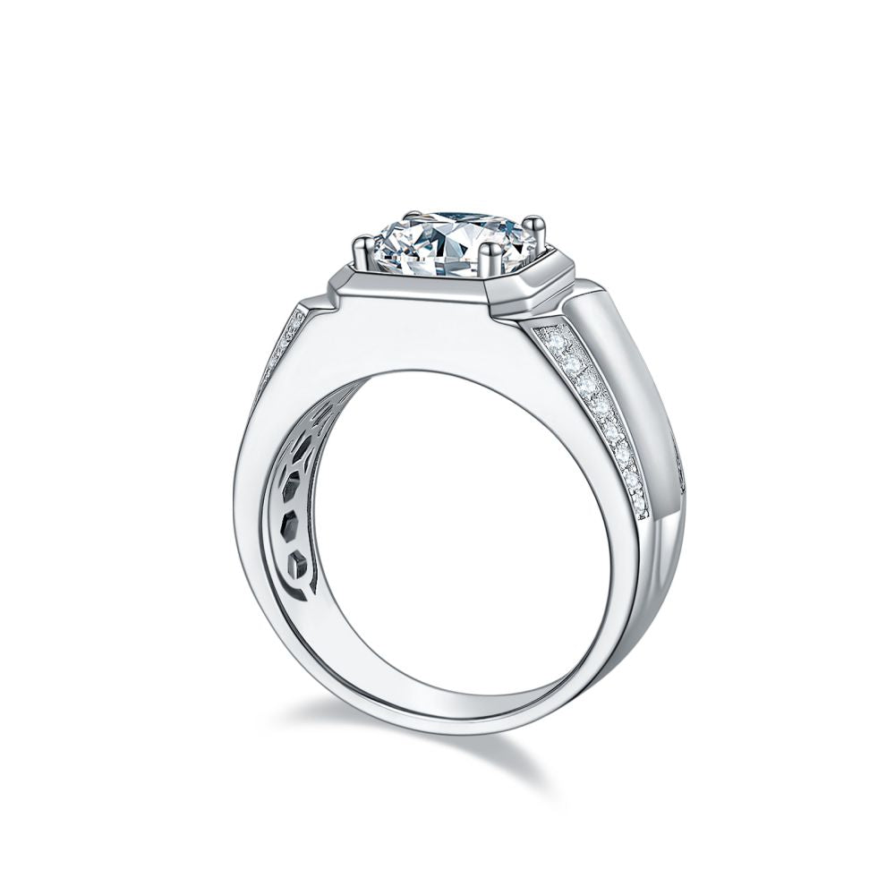 Men's 3ct VVS1 Moissanite Ring