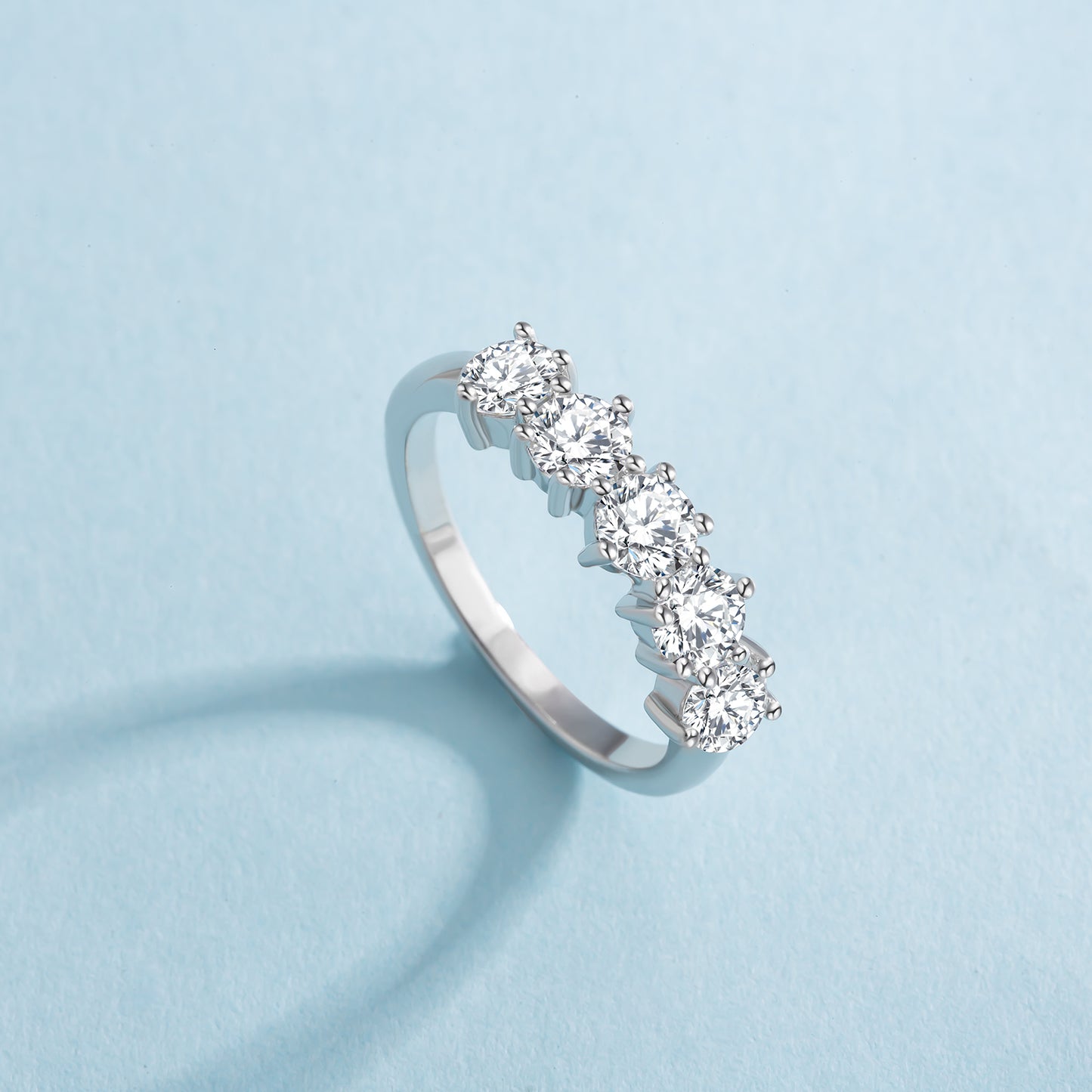 Moissanite Wedding Ring for Women