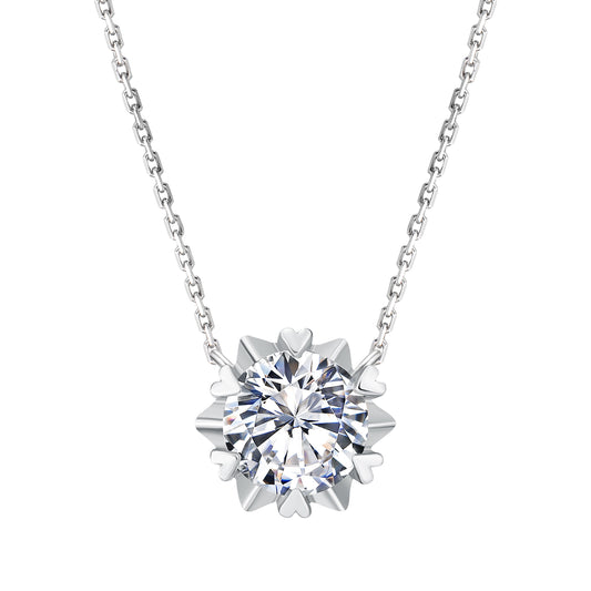 Excellent VVS1 Moissanite Pendant Necklace