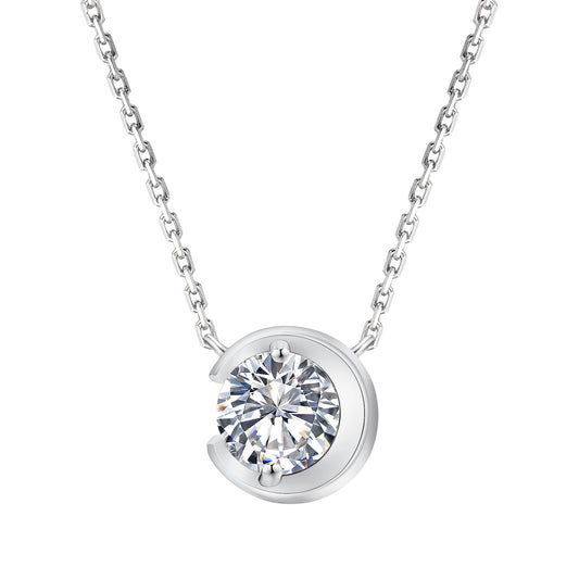 Excellent VVS1 Moissanite Pendant Necklace