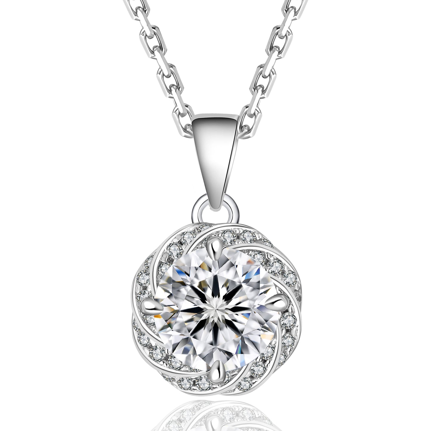Excellent VVS1 Moissanite Pendant Necklace