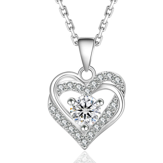 Excellent VVS1 Moissanite Pendant Necklace-BeneiceDo
