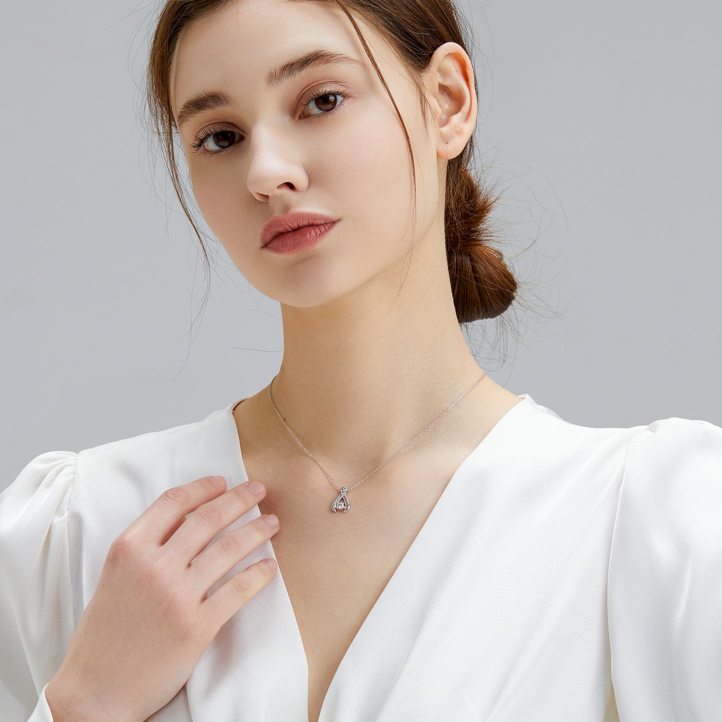 Water Drop VVS1 Moissanite Pendant Necklace