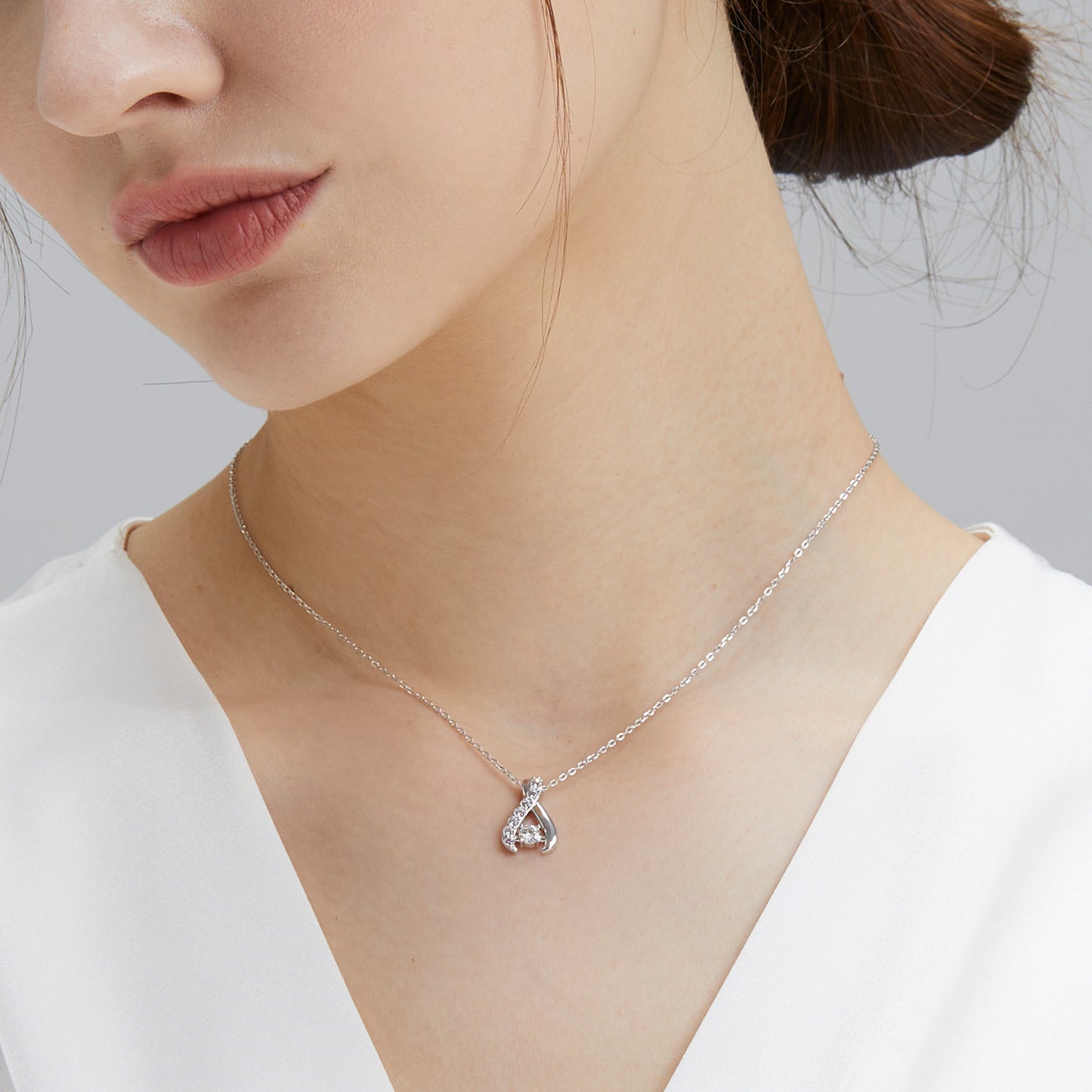 Water Drop VVS1 Moissanite Pendant Necklace