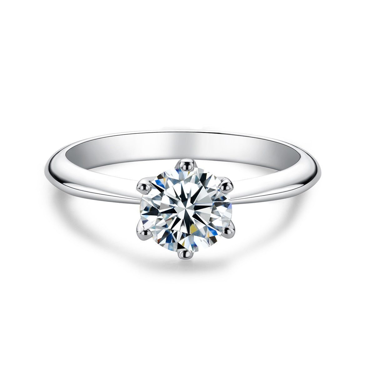 Lab Grown Diamond Solitaire Engagement Ring-BeneiceDo