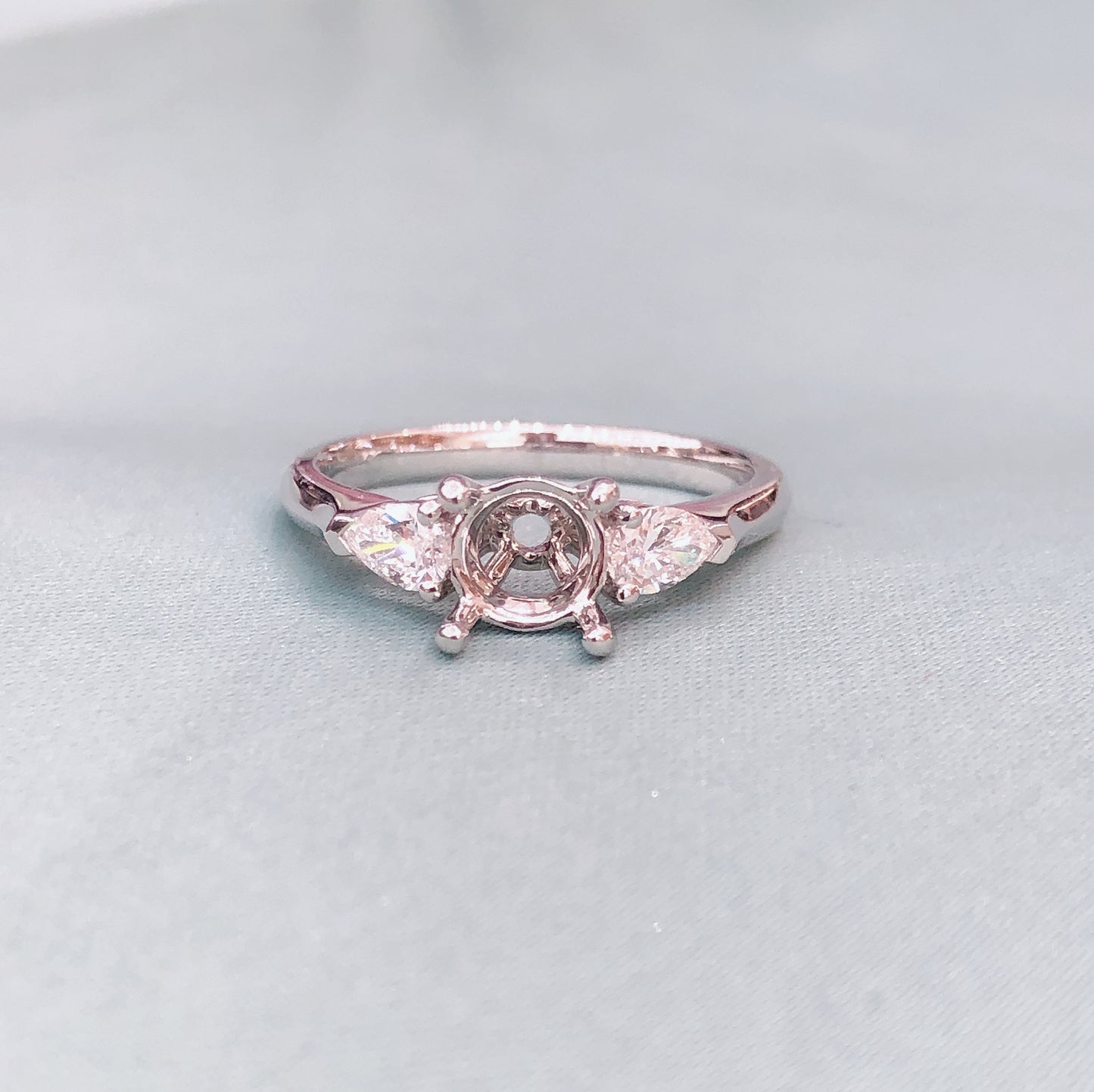 Lab Grown Diamond The Three Stone Engagement Ring